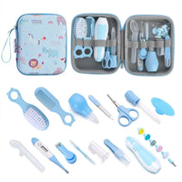 Mother and Baby Set, Children'S Nail Clippers, Medicine Feeders, 20 Piece Set, Comb Brush, EVA Bag Care Set