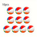 10-Pack Inflatable Beach Balls for Kids – Colorful Pool & Party Play Balls