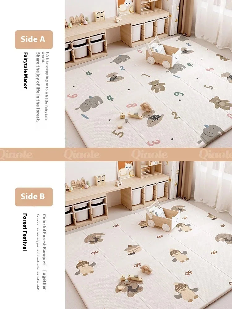 Non-Toxic Foldable Baby Play Mat – Educational Activity Floor Mat
