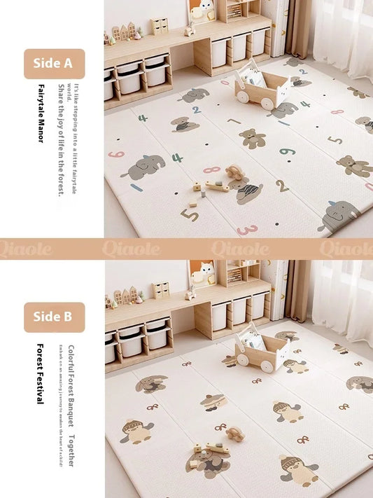Non-Toxic Foldable Baby Play Mat – Educational Activity Floor Mat