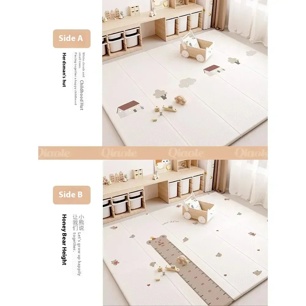 Non-Toxic Foldable Baby Play Mat – Educational Activity Floor Mat