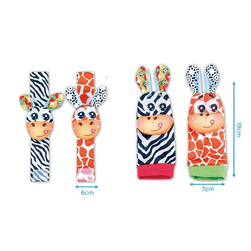 Baby Wrist Rattles Socks 