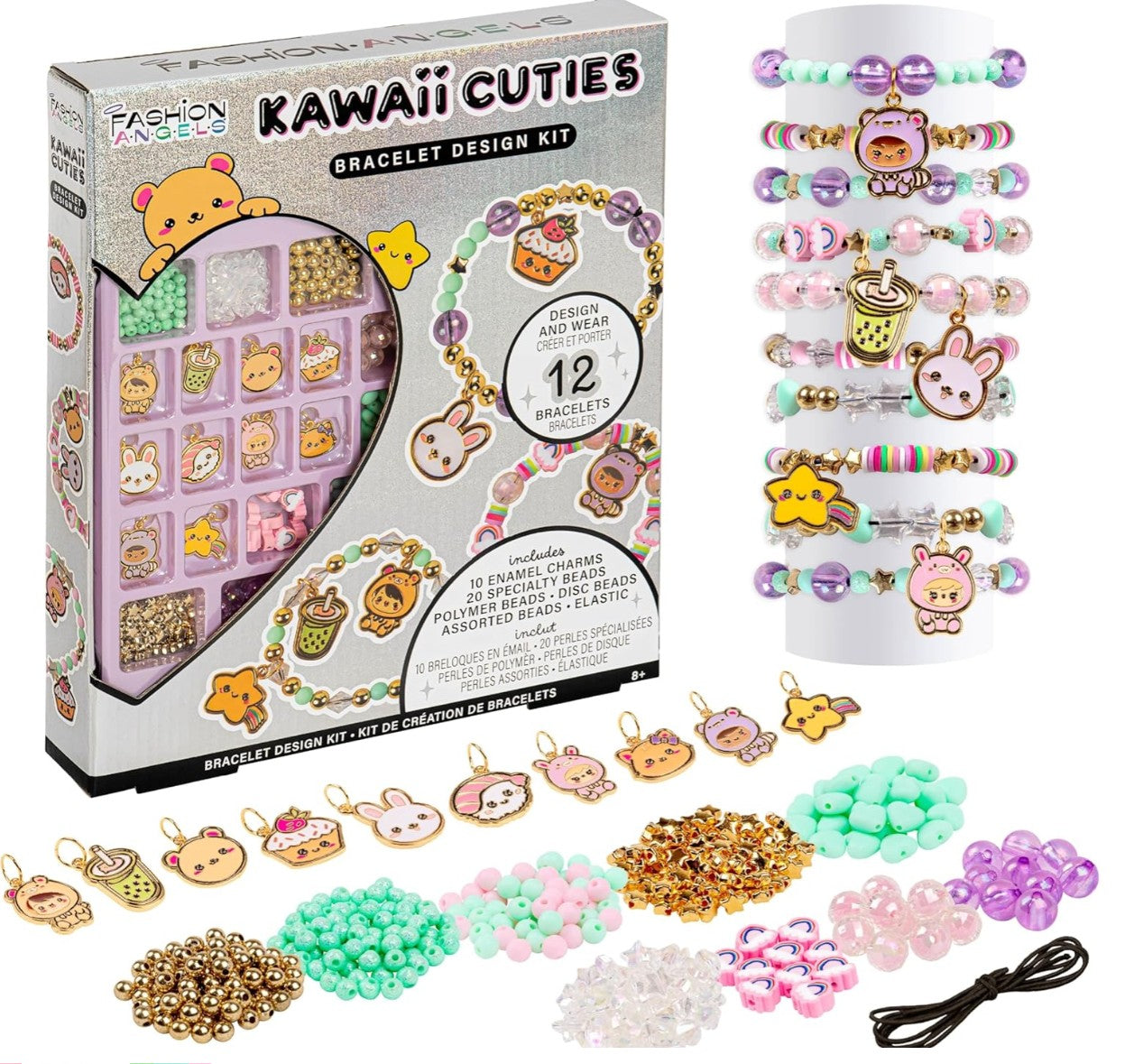 Fashion Angels - Kawaii Cuties Charm Jewelry Kit