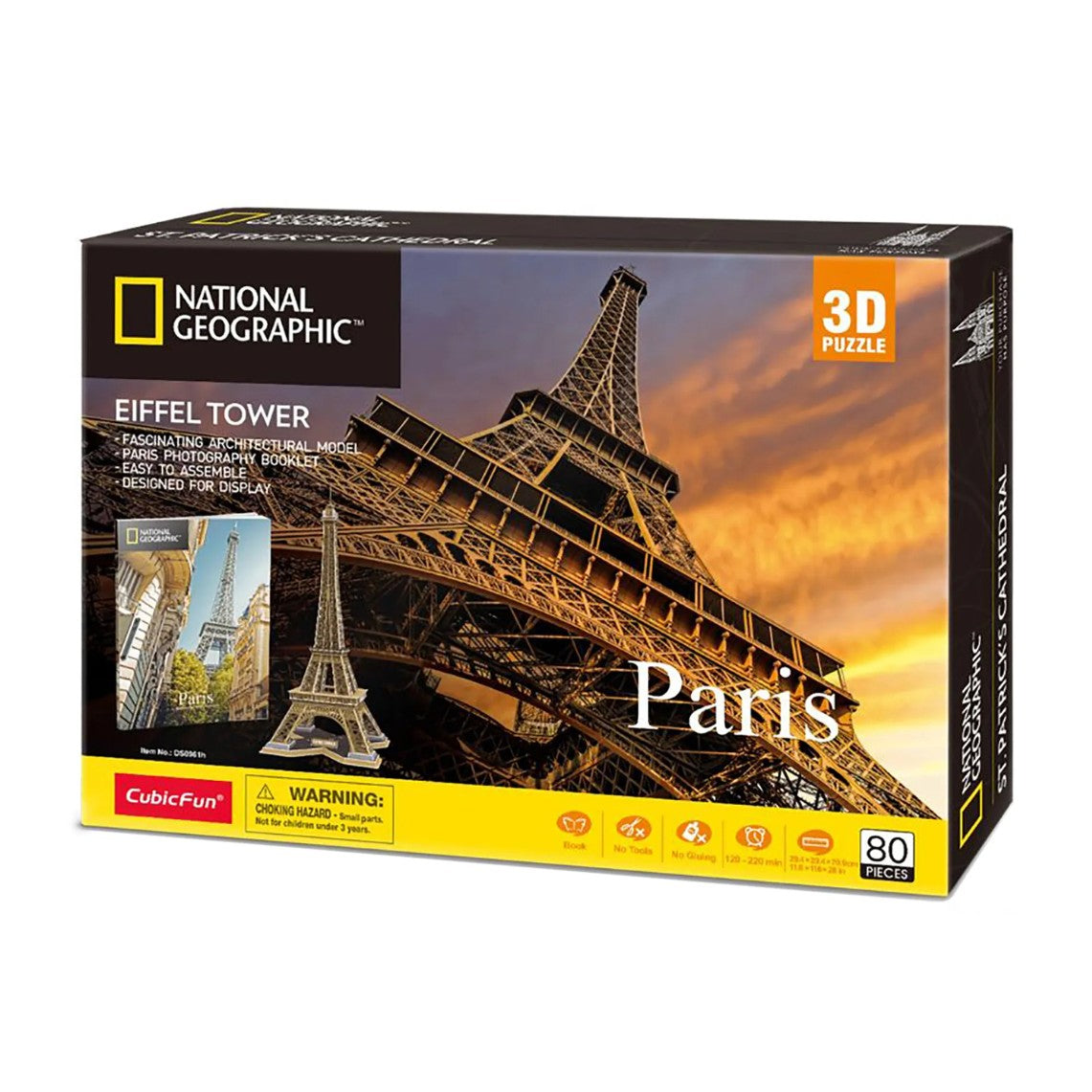 National Geographic - Eiffel Tower 3D Puzzle