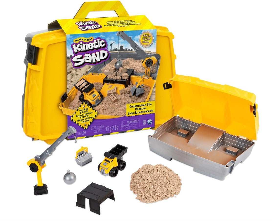 Kinetic Sand - Construction Site Folding Sandbox