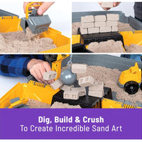 Kinetic Sand - Construction Site Folding Sandbox