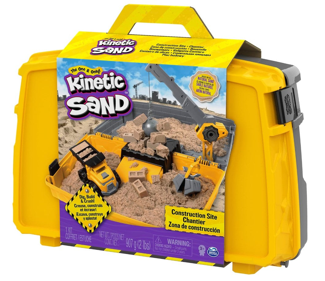 Kinetic Sand - Construction Site Folding Sandbox