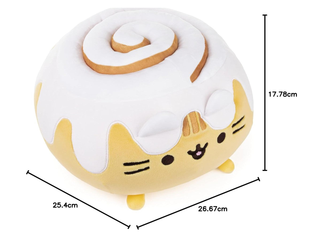 GUND - Pusheen Catfé Cinnamon Roll Plush Toy
