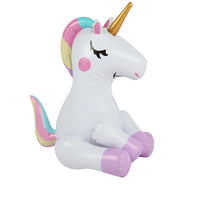 Sitting Unicorn Inflatable Sprinkler