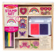 Melissa & Doug Wooden Stamp Set – Friendship Theme Art Kit
