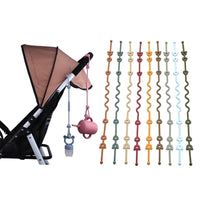 Silicone Baby Pacifier Clip – Adjustable Safety Strap for Stroller & Highchair