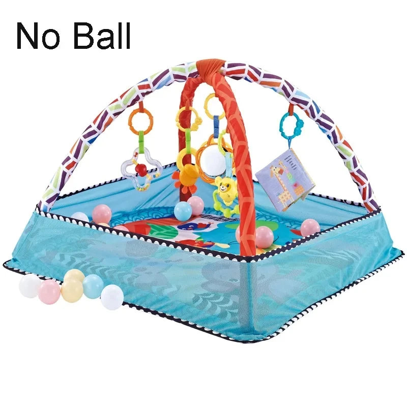 Baby Activity Play Gym & Tummy Time Mat – Newborn Play Mat with Toys (0–36 Months)