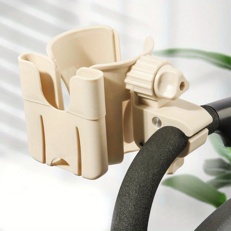 2-In-1 Universal Stroller Water Cup Holder with Phone Holder