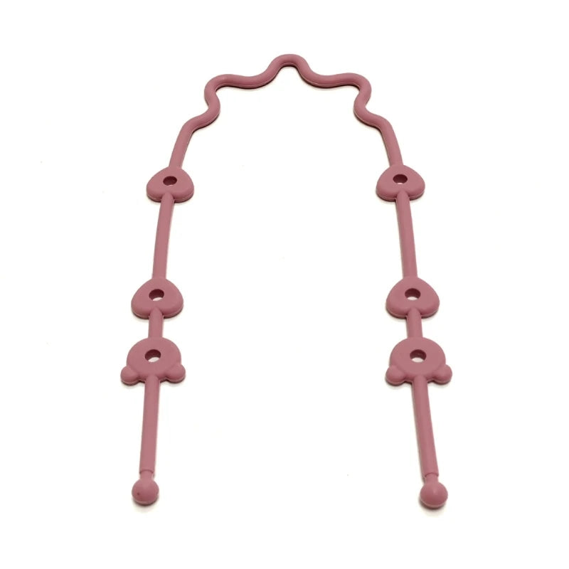 Silicone Baby Pacifier Clip – Adjustable Safety Strap for Stroller & Highchair