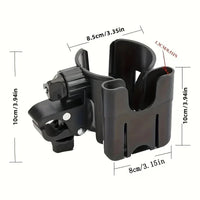 2-In-1 Universal Stroller Water Cup Holder with Phone Holder