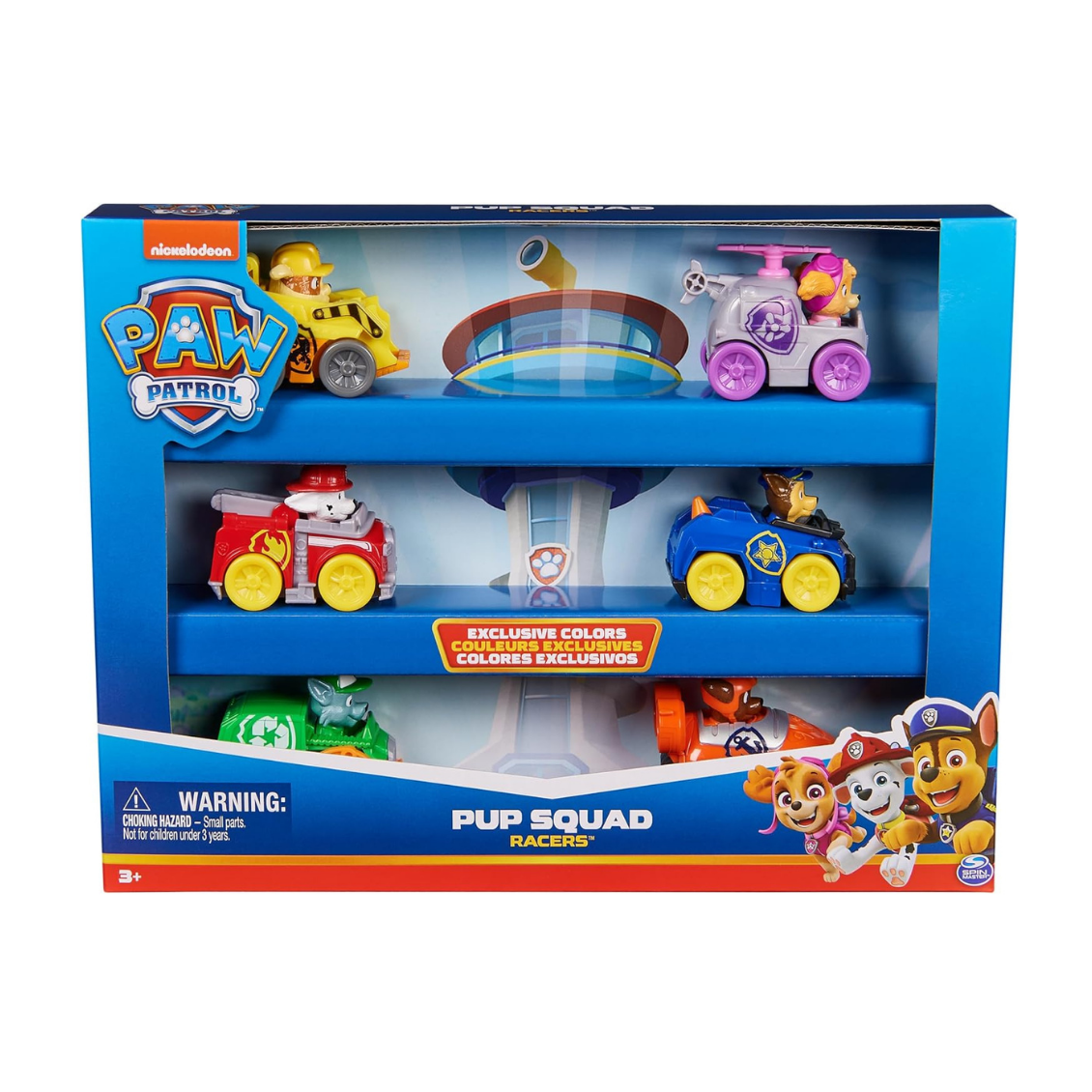 Paw Patrol - Pup Squad Racers 6 Piece Vehicle Gift Set