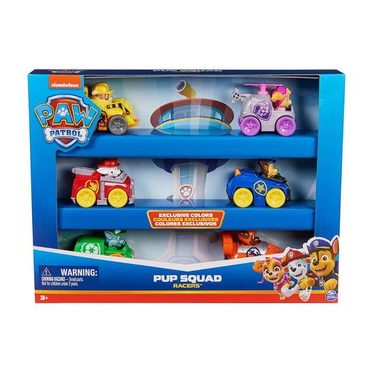Paw Patrol - Pup Squad Racers 6 Piece Vehicle Gift Set