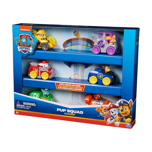 Paw Patrol - Pup Squad Racers 6 Piece Vehicle Gift Set