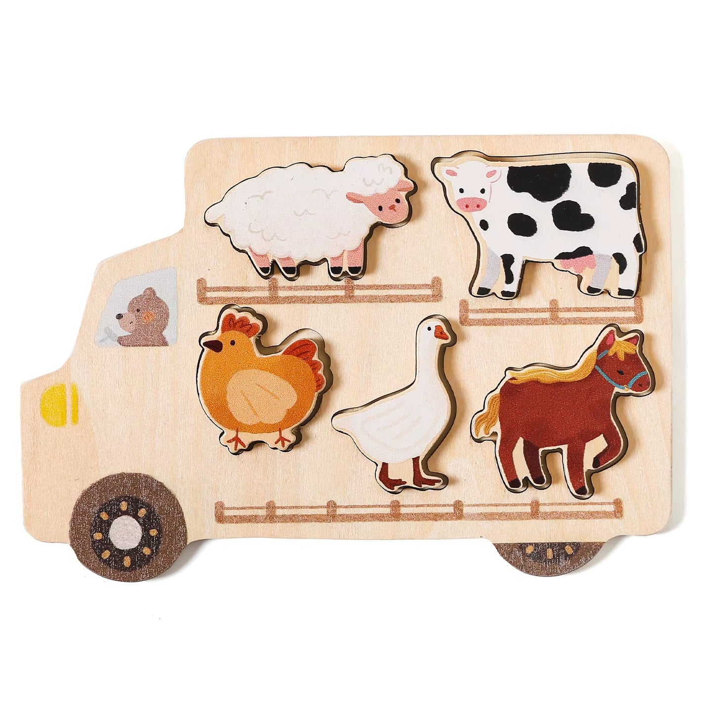Montessori Wooden Puzzle Board