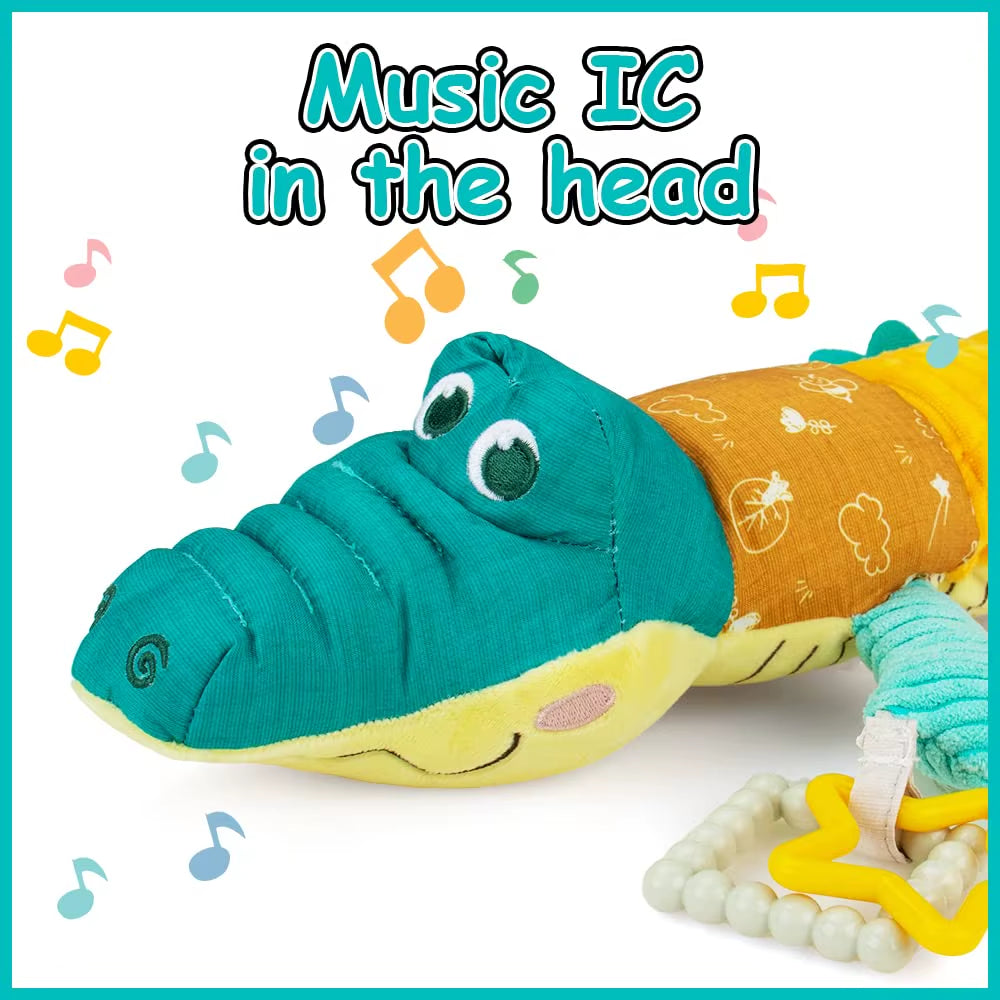 Multi-Sensory Crocodile Plush Toy