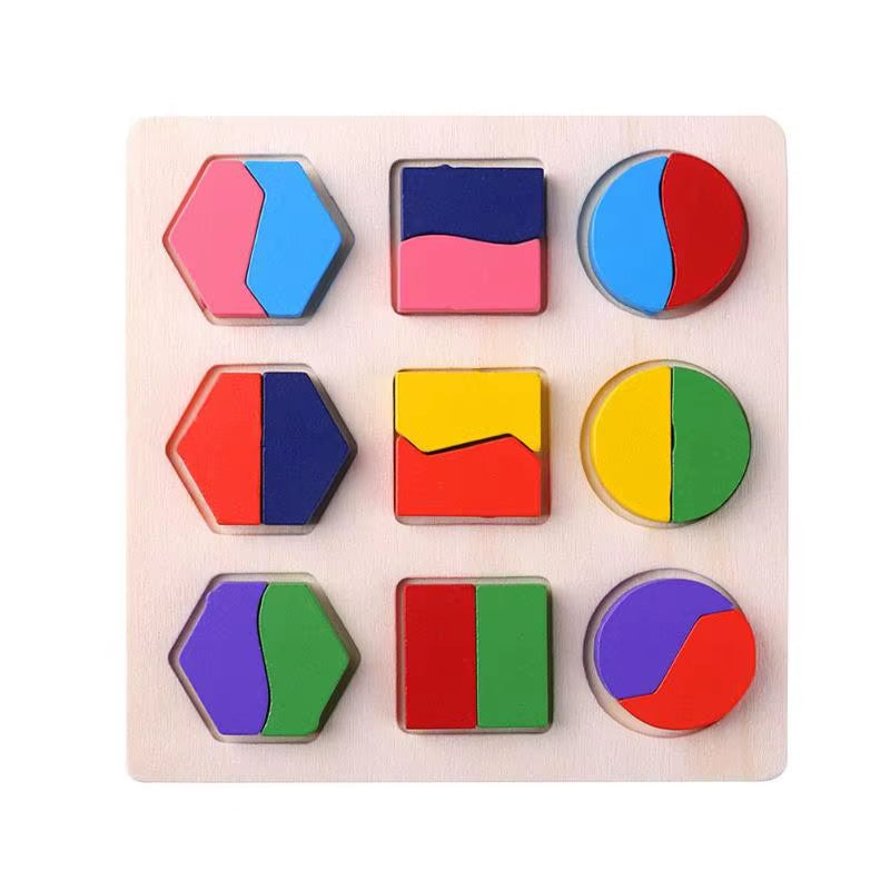 Montessori Geometric Puzzle Toy – Early Learning for Toddlers