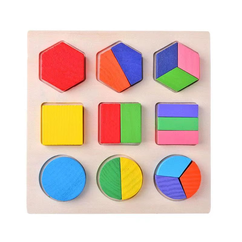 Montessori Geometric Puzzle Toy – Early Learning for Toddlers