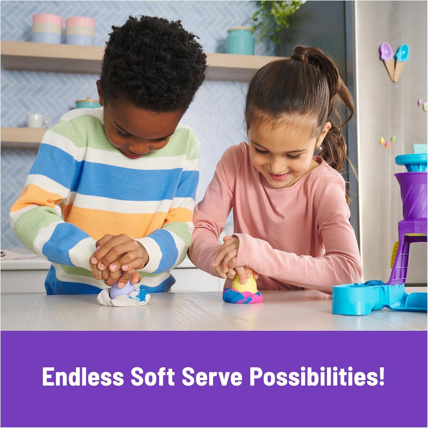 Kinetic Sand - Soft Serve Station 