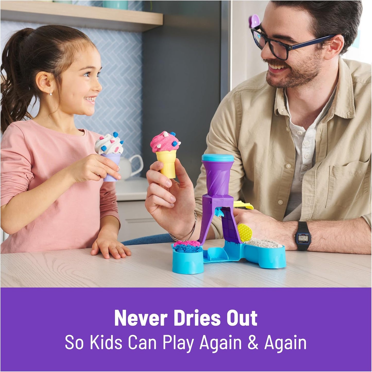 Kinetic Sand - Soft Serve Station 
