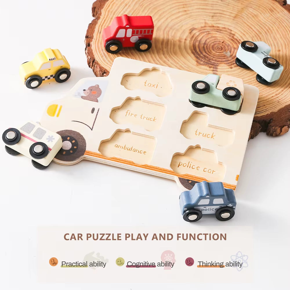 Montessori Wooden Puzzle Board