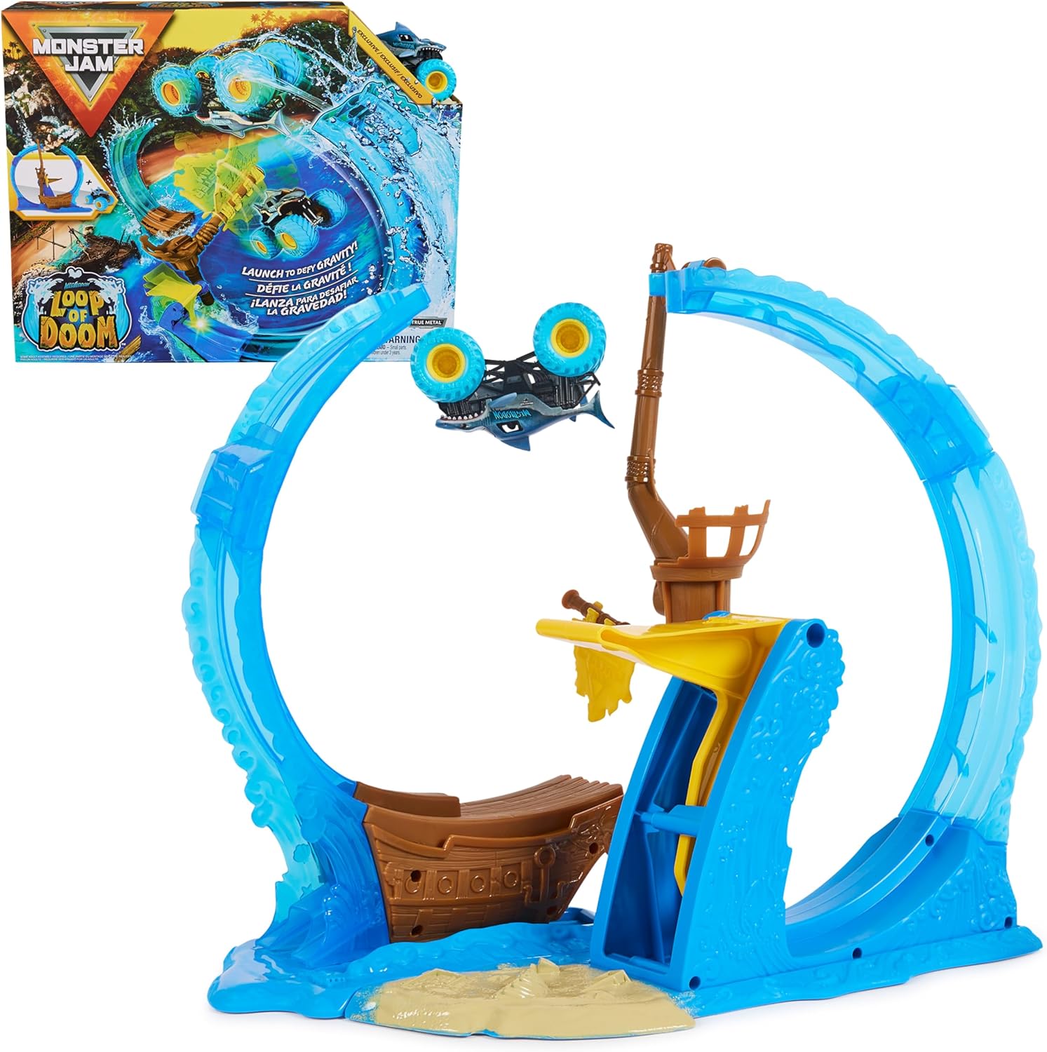 Monster Jam - Megalodon Loop of Doom Stunt Playset
