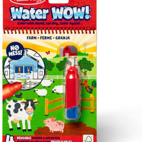 Melissa & Doug - Water Wow! Mess Free Coloring Book-Reveal Activity Pad - On The Farm