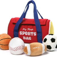 GUND - My First Sports Bag Stuffed Plush Playset