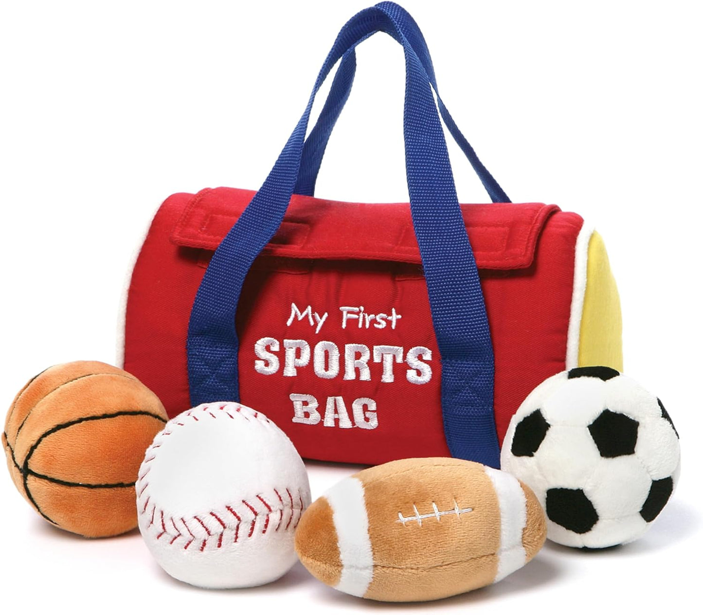 GUND - My First Sports Bag Stuffed Plush Playset