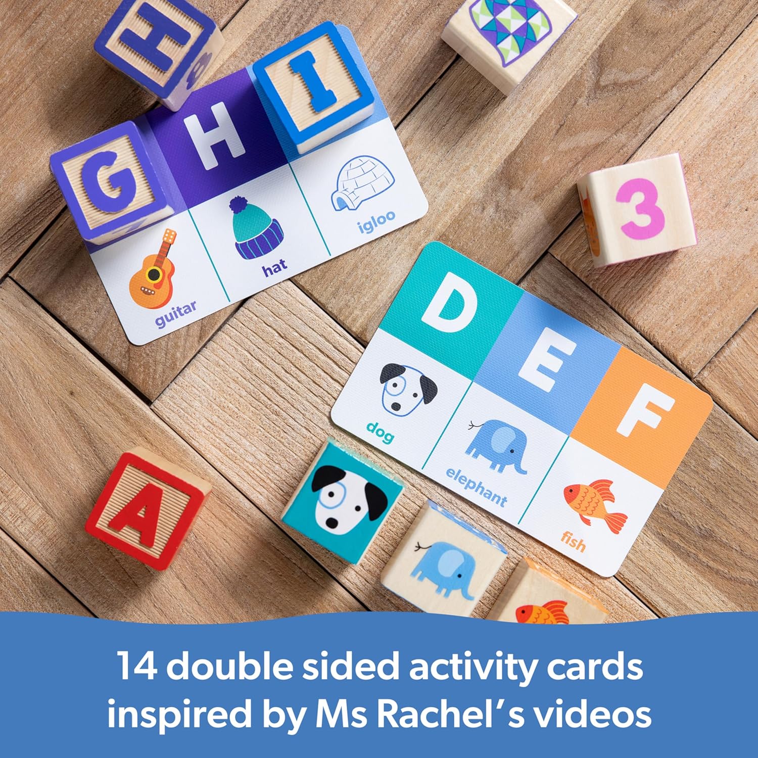 Ms. Rachel - Letter, Number, and Blocks with Activity Cards