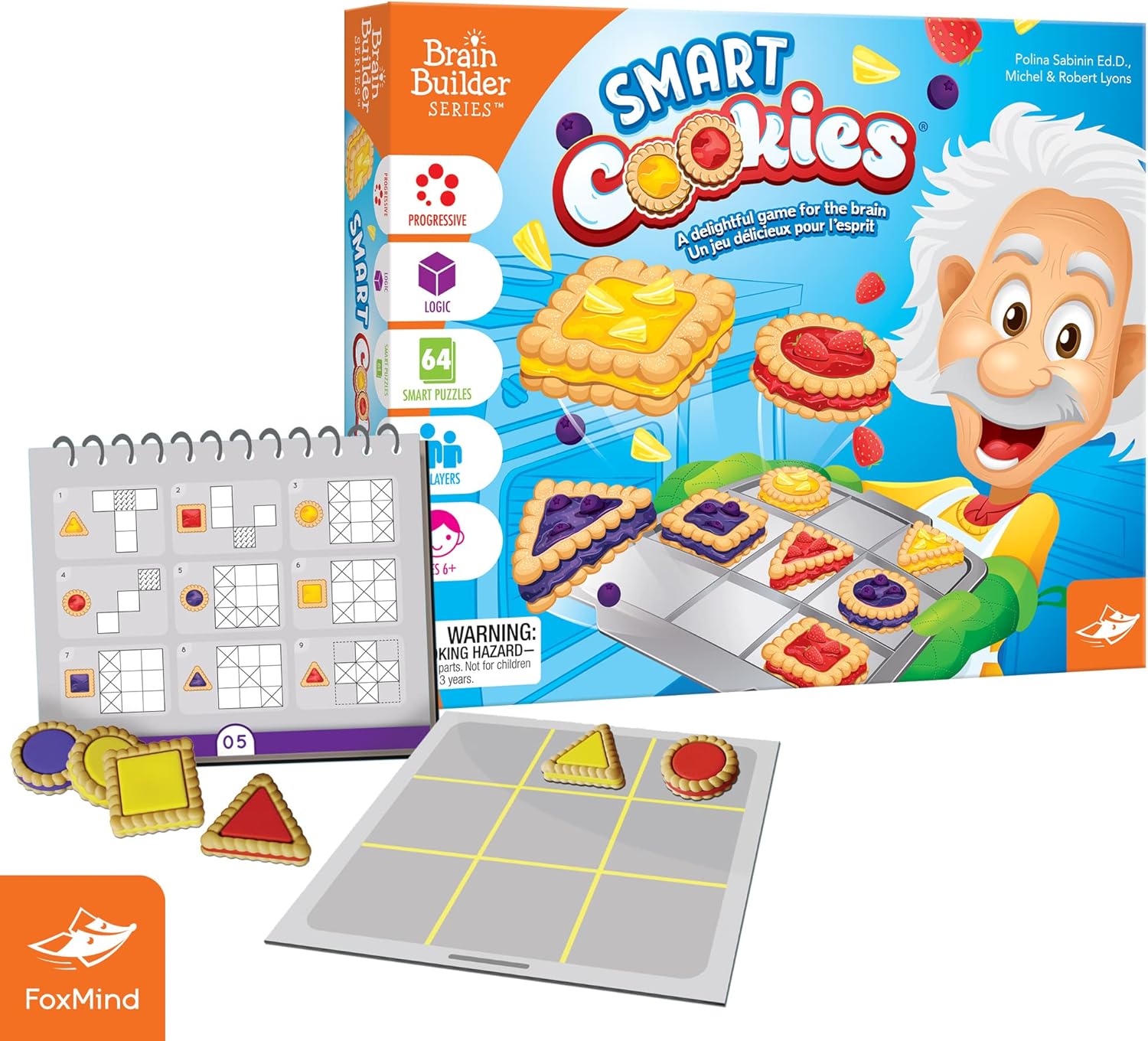 FoxMind Games - Smart Cookies Logic Puzzle Game