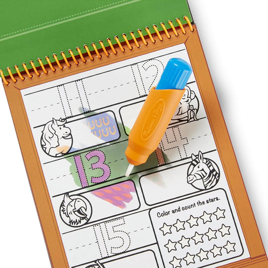 Melissa & Doug - On The Go Water Wow! Reusable Water-Reveal Activity Pad - Numbers