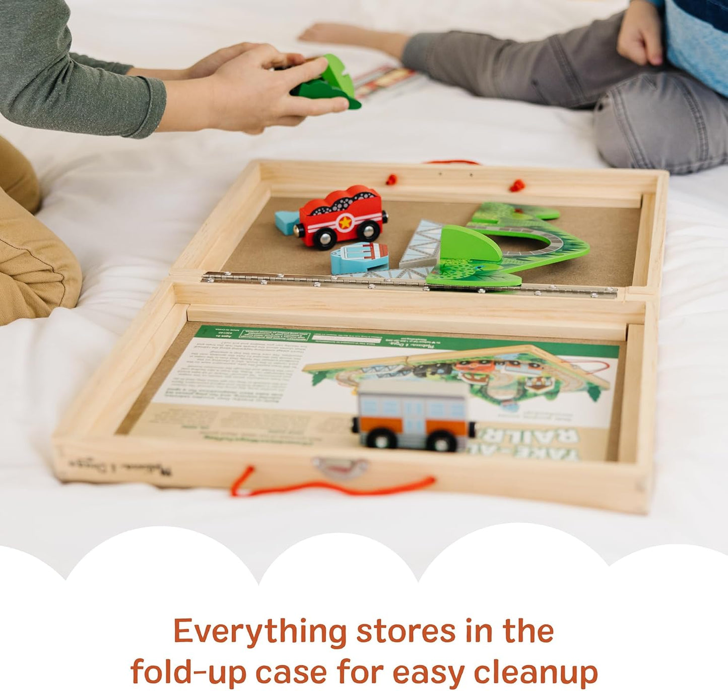 Melissa & Doug - Take-Along Railroad Toy