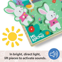 Ms. Rachel - Wooden Song Peg Puzzle