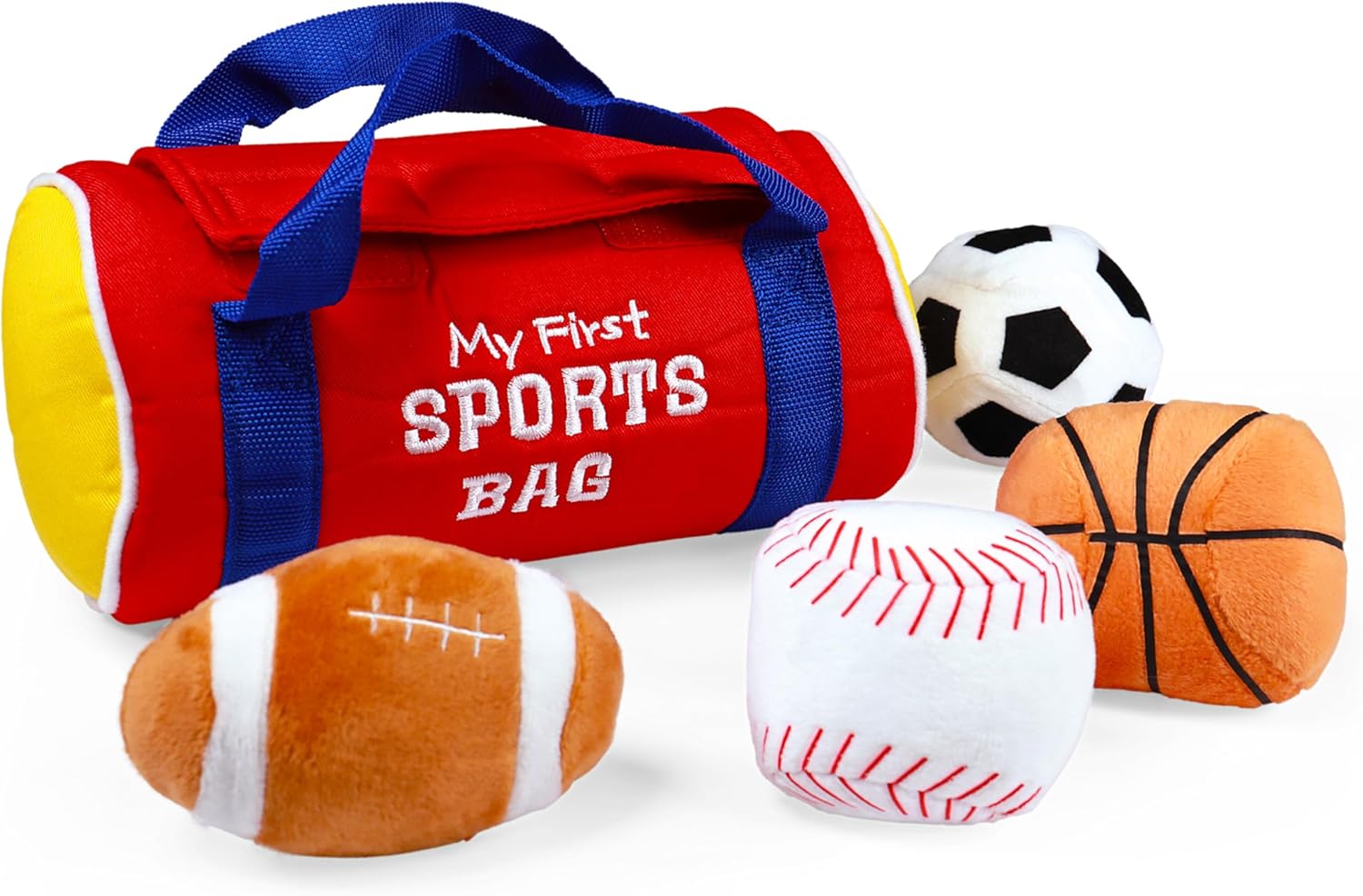 GUND - My First Sports Bag Stuffed Plush Playset