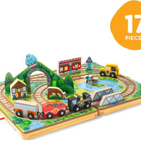 Melissa & Doug - Take-Along Railroad Toy
