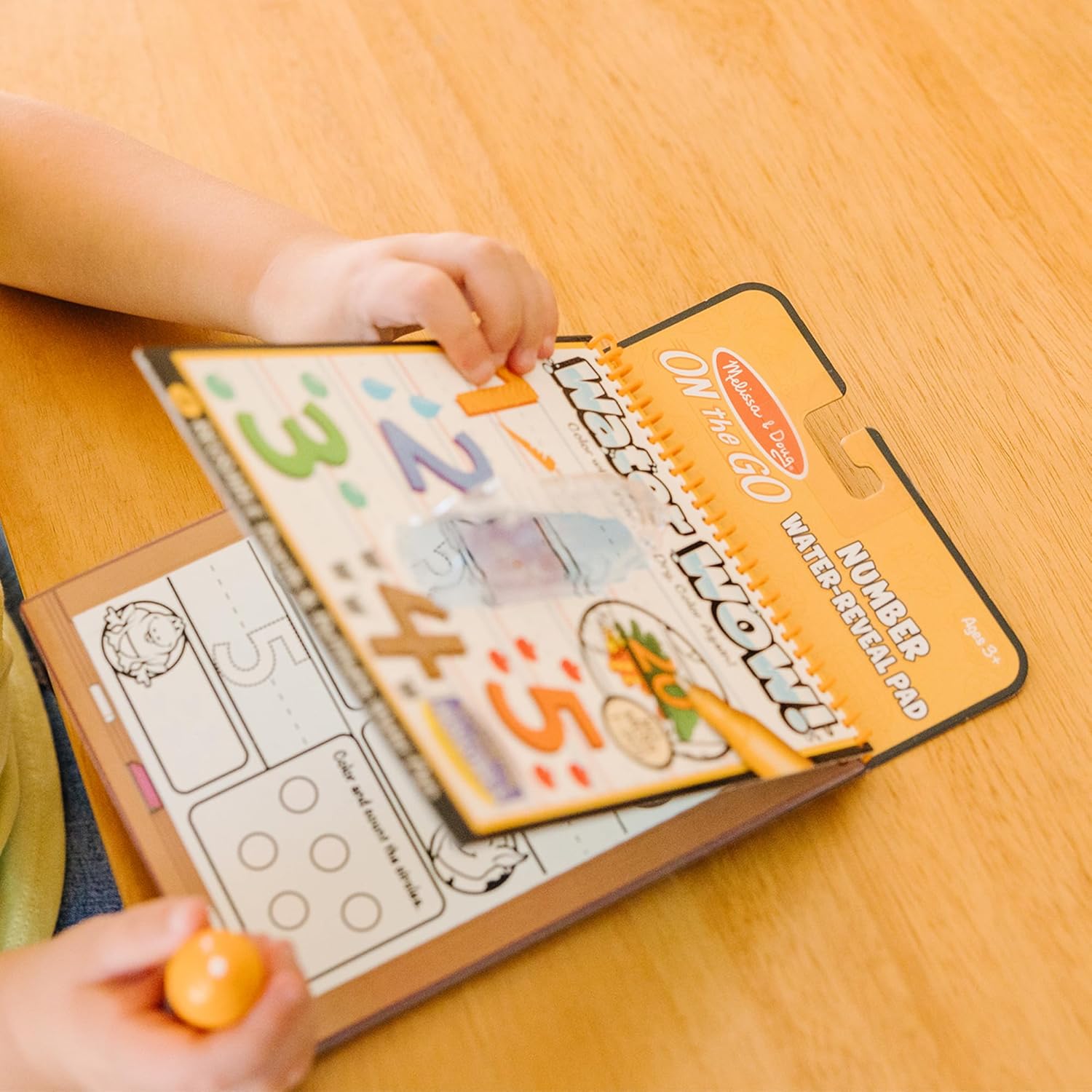 Melissa & Doug - On The Go Water Wow! Reusable Water-Reveal Activity Pad - Numbers