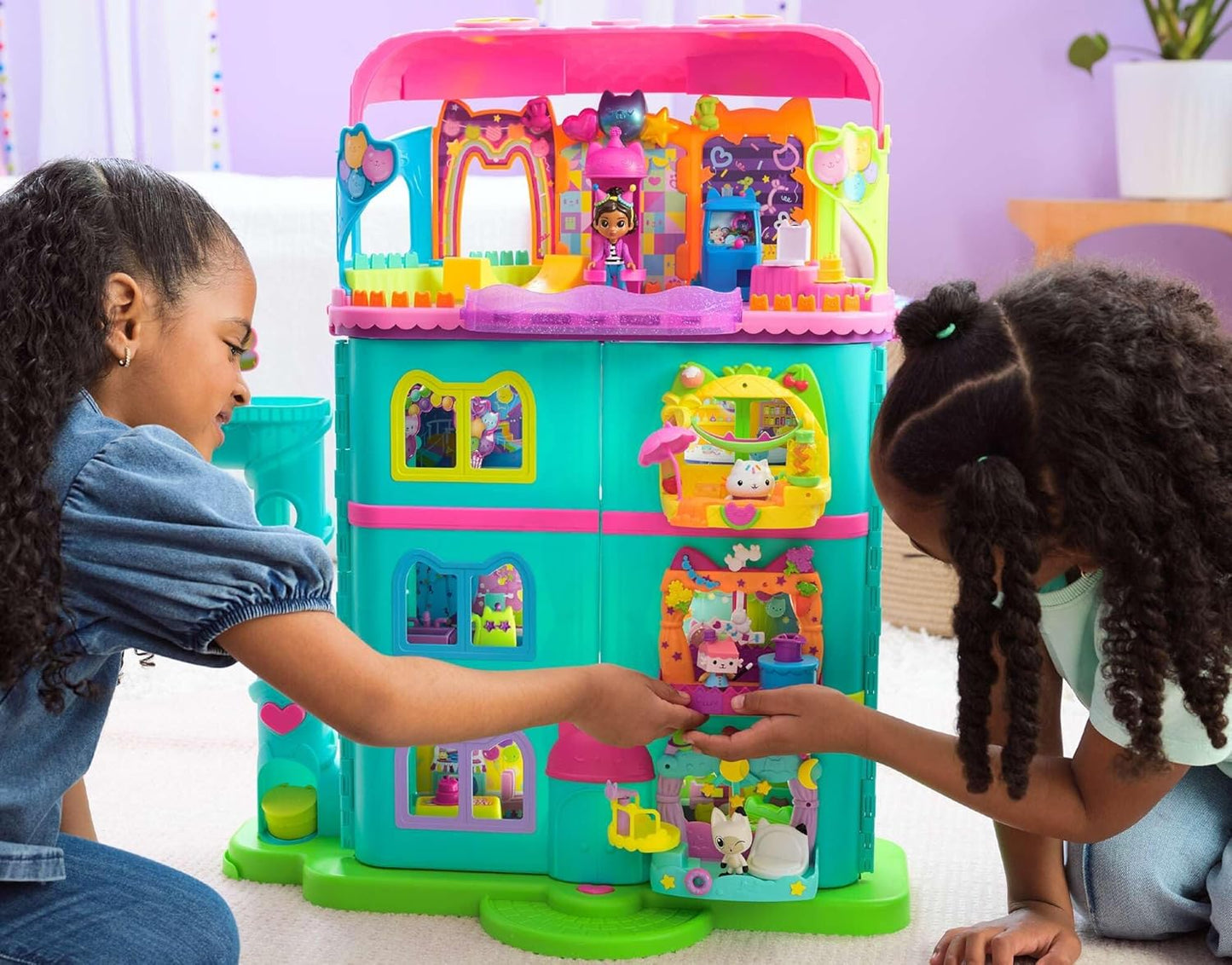 Gabby’s Dollhouse - Purrfect Dollhouse in Rainbow Playset