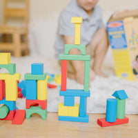 Melissa & Doug - Wooden Building Blocks 100-Piece Set