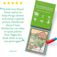 Melissa & Doug - Water Wow! Mess Free Coloring Book-Reveal Activity Pad - On The Farm