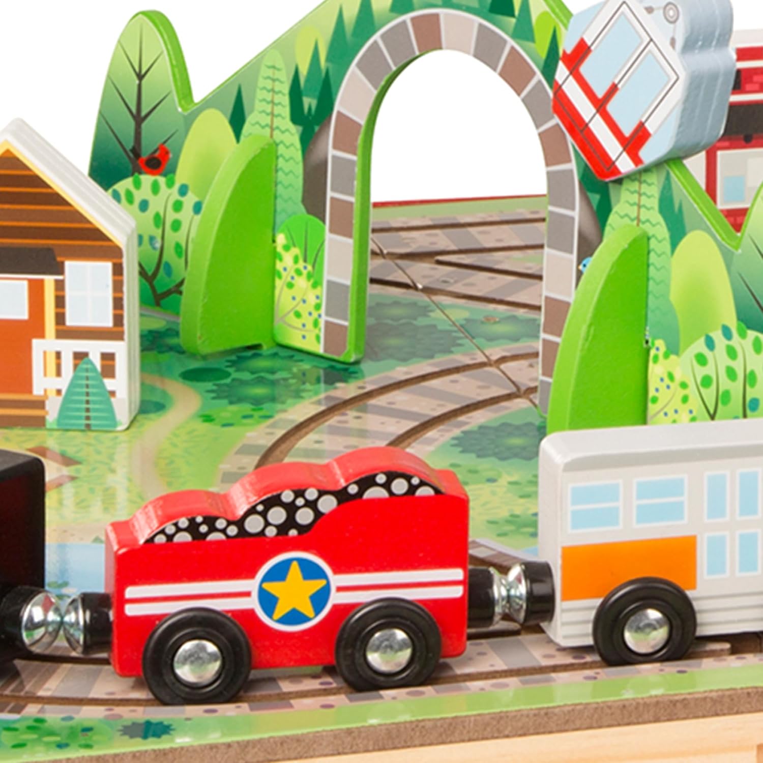 Melissa & Doug - Take-Along Railroad Toy